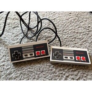 Nintendo NES Controller NES-004 - OEM - Authentic - TESTED & Working ! X2